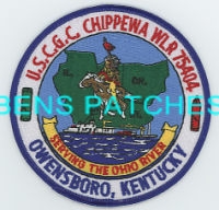 COAST GUARD,KENTUCKY,OWENSBORO,USCGC CHIPPEWA,WLR 75404,SERVING THE OHIO RIVER 1